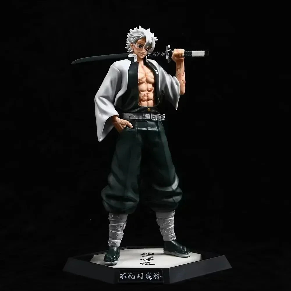 Anime Demon Slayer Kimetsu No Yaiba Figure Giyuutarou Daki Kokushibo Tsugikuni Yoriichi Douma Inosuke Action Figures Model Toys
