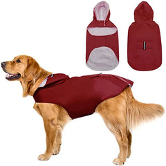 Dog Raincoat Small Large Dogs Waterproof Pet Clothes Reflective Dogs Rain Coats