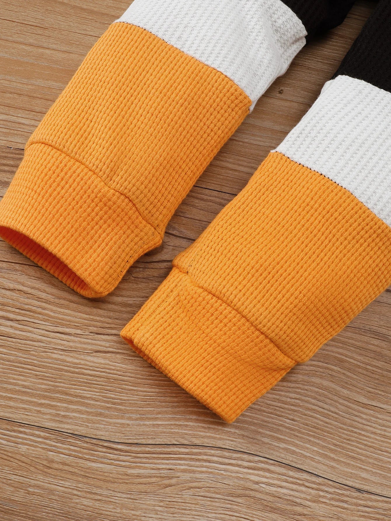 2PCS Kids Boy Clothing Set Fashion Color Block Long Sleeve Top+Pants Spring&Autumn Handsome Sports Outfit for Children 1-6 Years