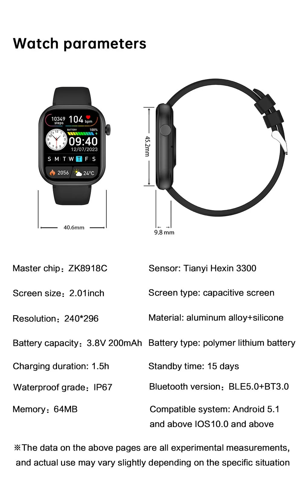 New QX7 Smart Watch Men 2.01-inch SmartWatch Bluetooth Call GPS AI Voice Heart rate Blood oxygen Android &IOS Sports Smartwatch