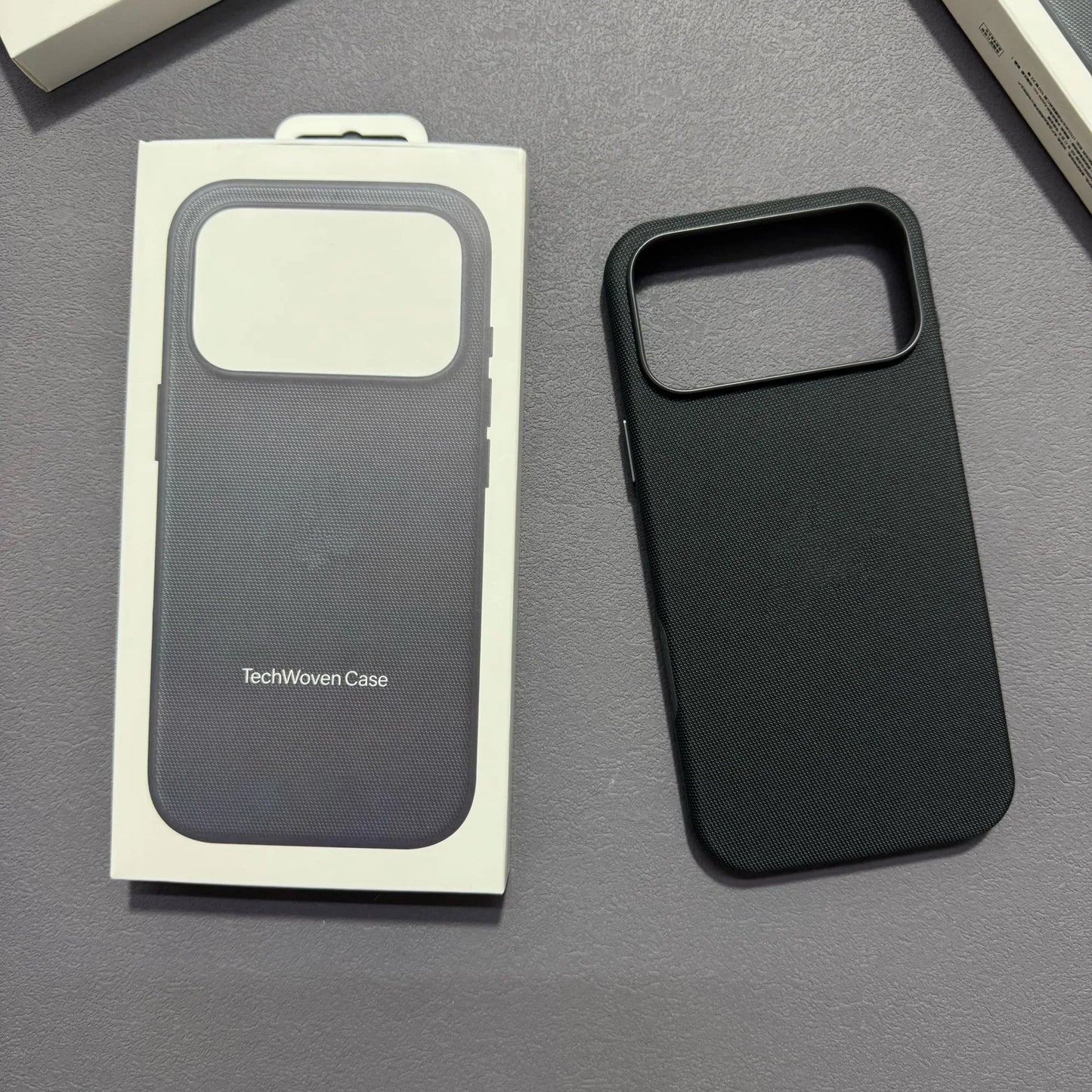 Camera Touch Button Magnetic Case for iPhone 17 Air Pro Max Tech Woven Slim Anti-Drop Protective Cover