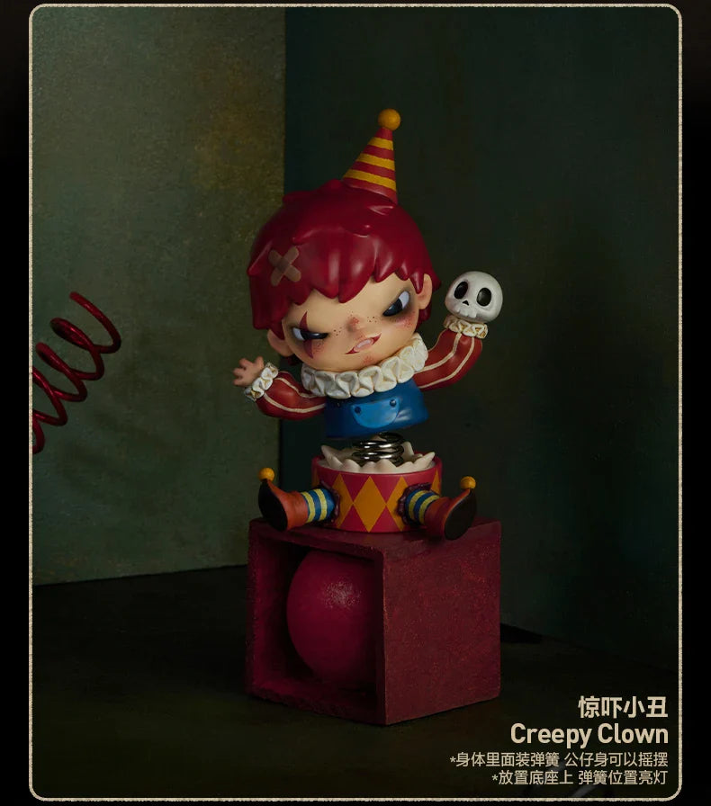 POP MART Hirono Monsters Carnival Series Blind Box Toys Kawaii Anime Action Figure Surprise Guess Bag Mystery Box
