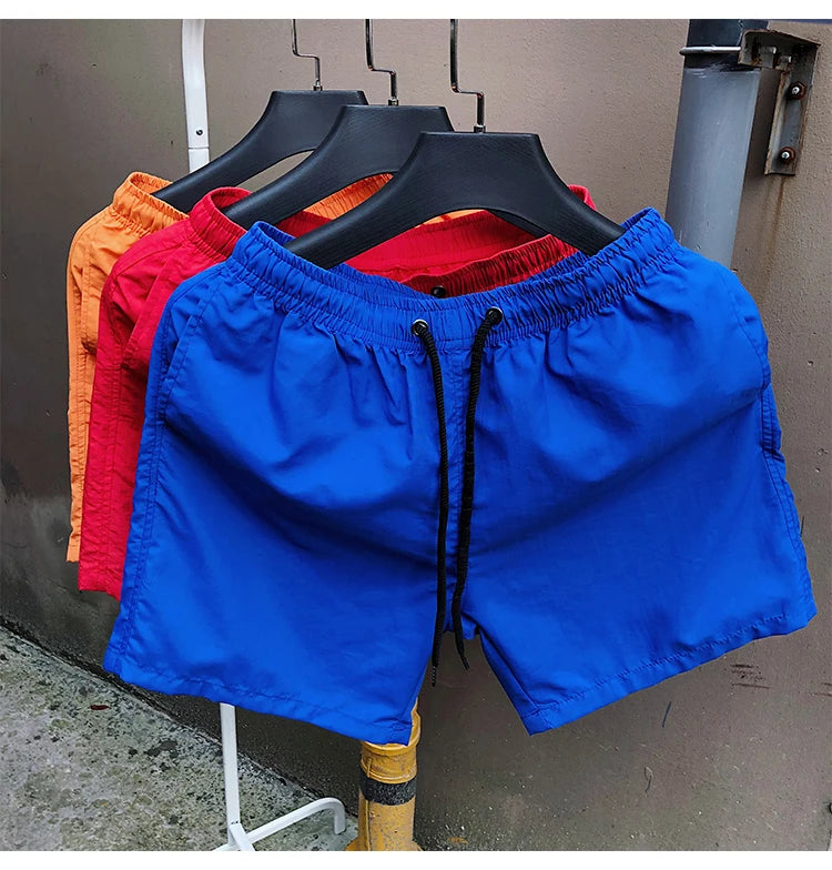 2026 Summer Men's Swimwear Swim Shorts Trunks Beach Board Shorts Swimming Pants Mens Running Sports Surffing Shorts Male M-5XL