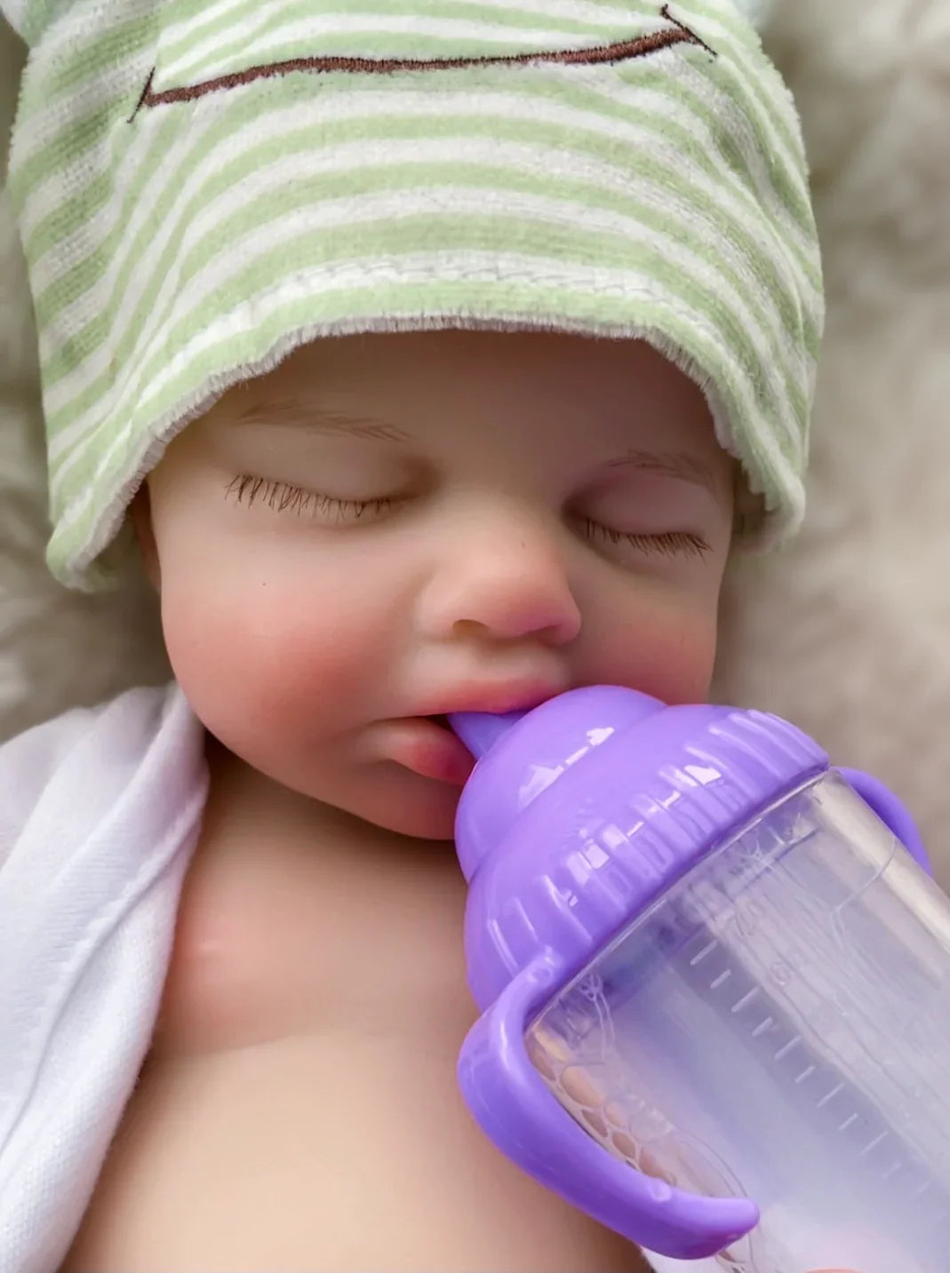 33cm Can Open Mouth Solid Silicone LouLou Bebe Reborn Girl and Boy Lifelike Reborn Dolls Muñecas Reborn Toy Corpo De Silicone