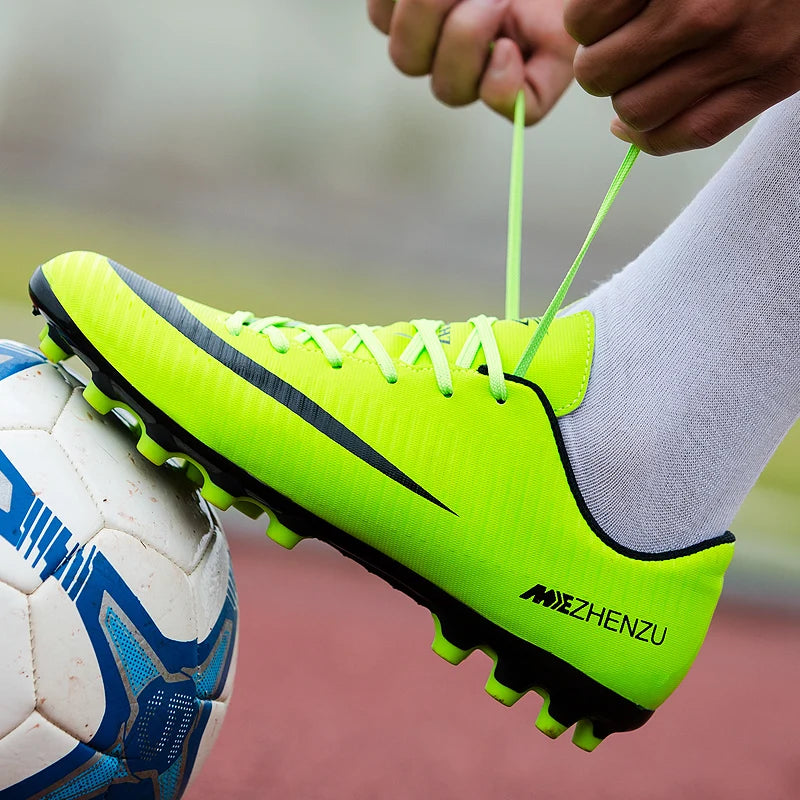 Soccer Shoes Football Boots Hight Quality Outdoor Training Cleats Turf Ankle