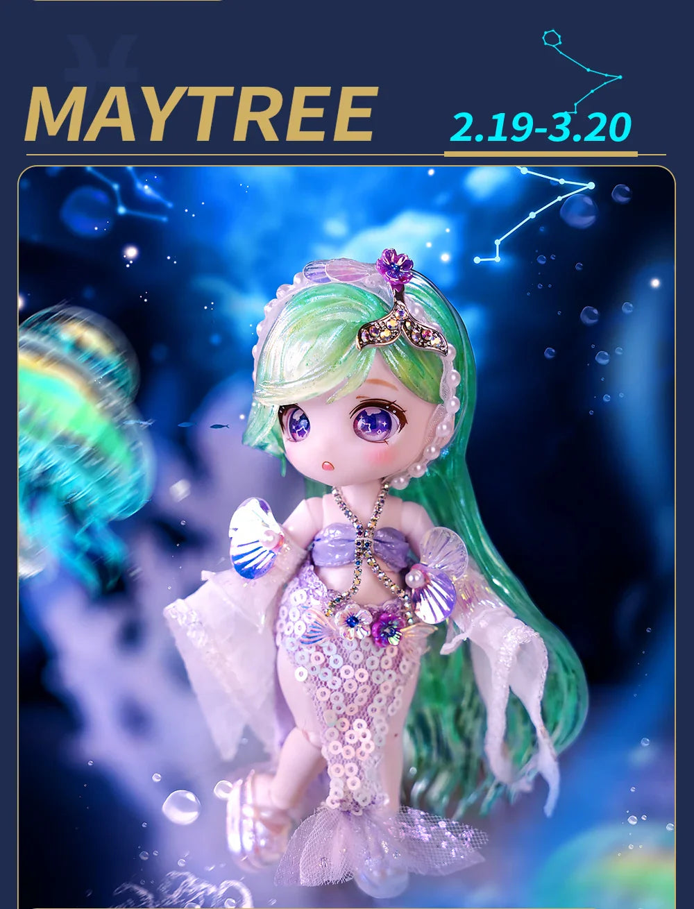 ICY DBS Dream Fairy Season 2 Constellation Maytree OB11 Doll BJD collectible Cute Animal 13cm SD Gift