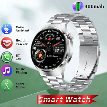 Watches pro 2026 New Men's Smartwatch High-Definition Screen Health Tracker Bluetooth Call Voice Assistant Sports Smartwatches