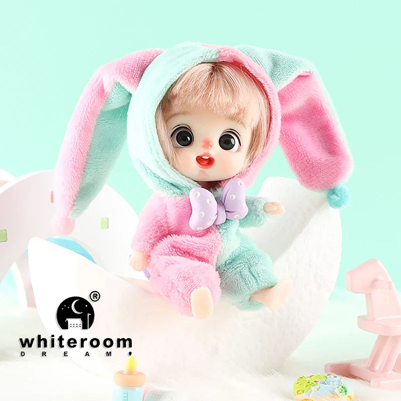 Ob11 Bjd Doll Accessories Bed Bodysuit Obitsu 11 Clothes Dolls For Girls Boy Toys Baby Kawaii Anime Toy items Pajama Miniature