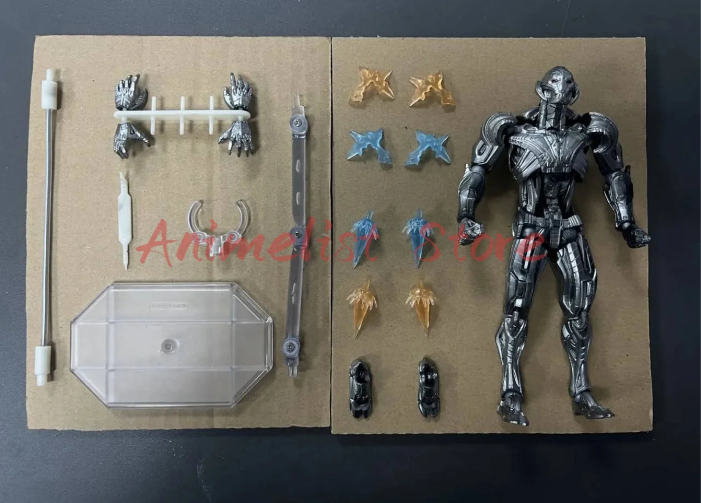 In Stock AC TOY Ultron Action Figures AC Factory 16cm Ko Ultron Kaiyodo Amazing Yamaguchi Avengers Anime Collection Toys Gift