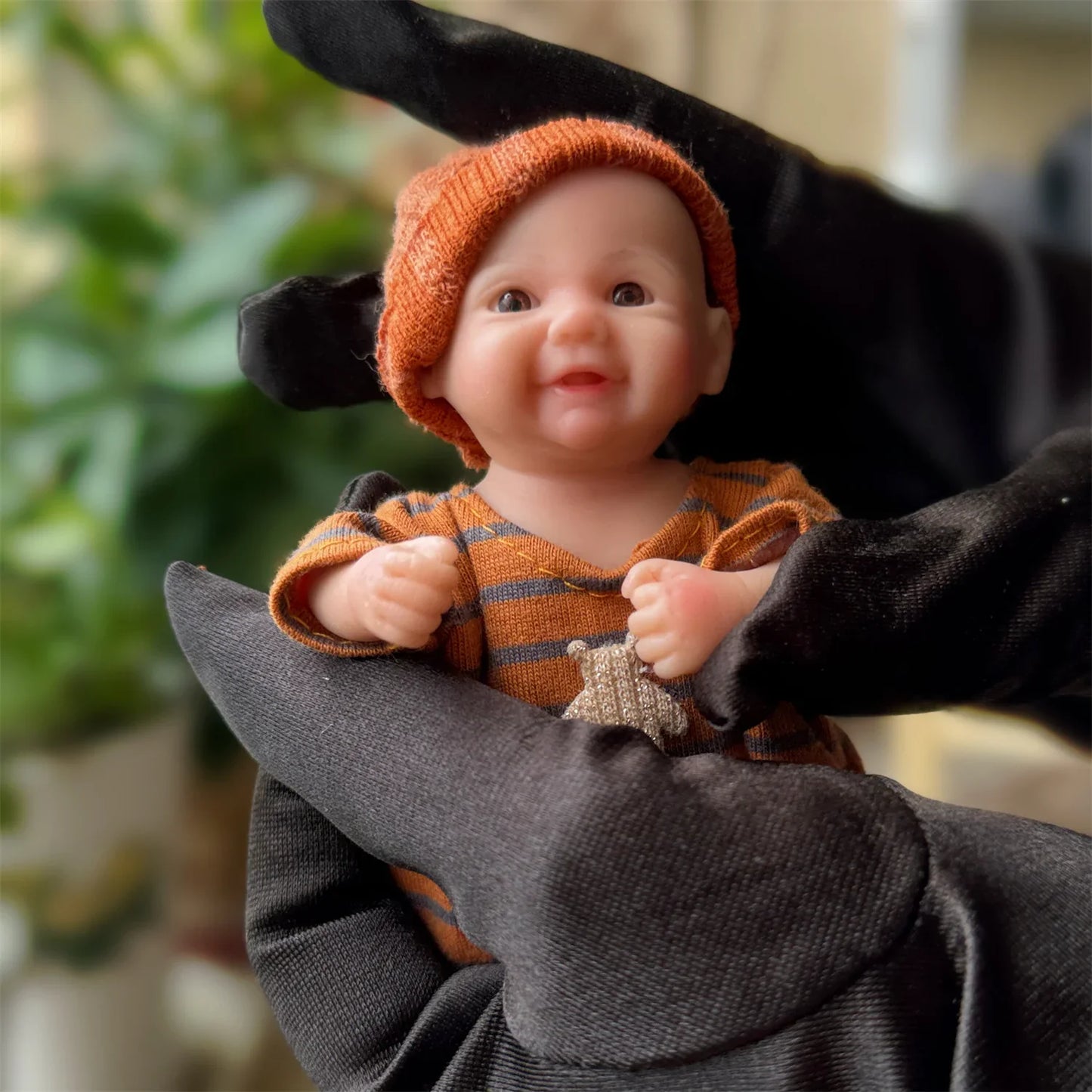 6Inch Mini Vivienne Solid Silicone Bebe Reborn Boy and Girl Handmade Full Body Silicone Lifelike Reborn Dolls