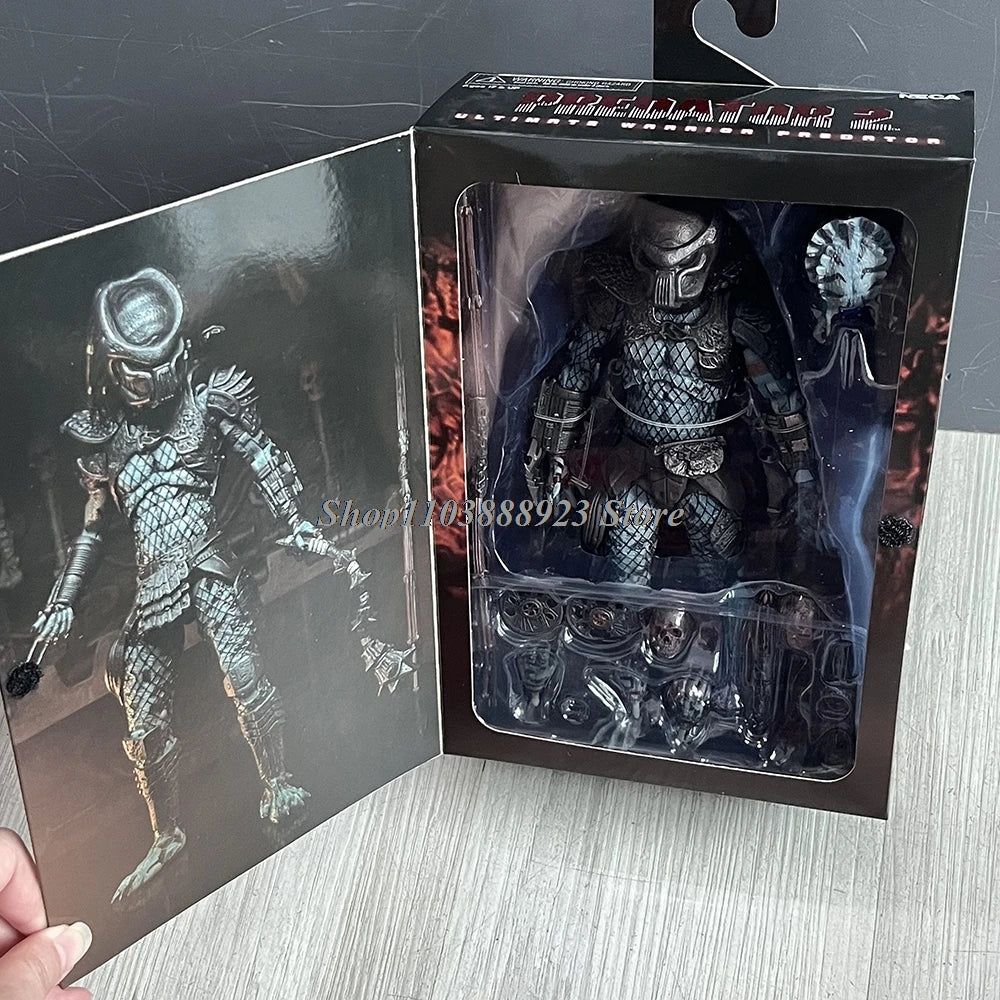 NECA Predator Figrue Ultimate Shaman Elder Armored Lost Warrior Jungle Hunter Snake Vision Predator Alien Figure Model Toy Gifts