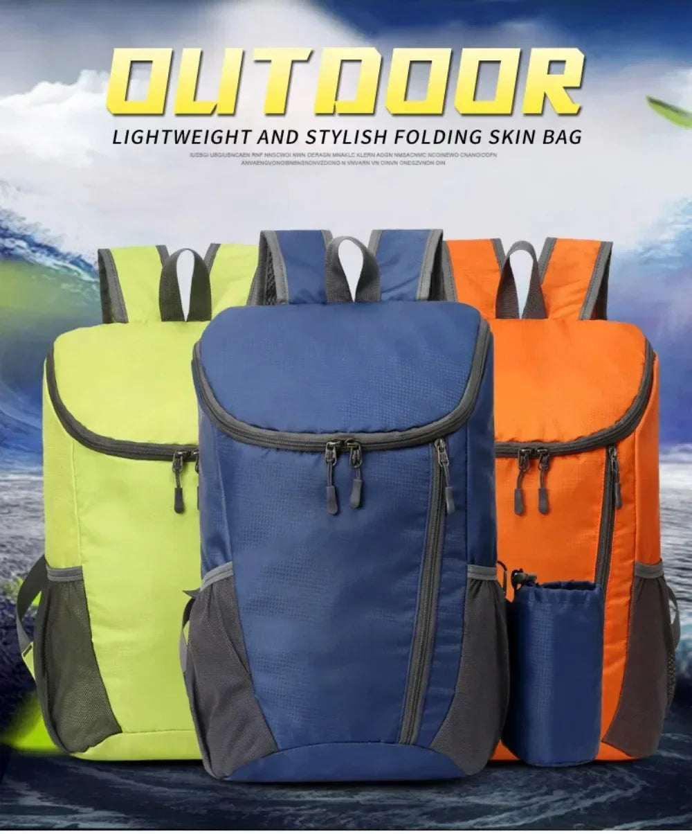 20L Day Pack Portable Foldable Backpack Folding Mountaineering Bag Ultralight Outdoor Cycling Rucksack Travel Hiking Knapsack