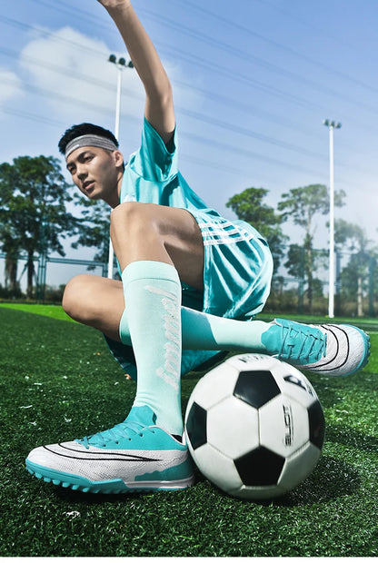 Soccer Shoes Society Sports Original Ankle Field Children Football Shoe