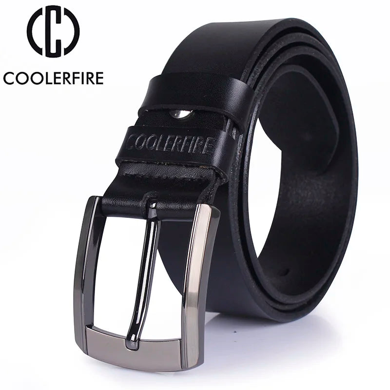 Men High Quality Genuine Leather Belt Luxury Designer Belts Men Cowskin Fashion Strap Male Jeans For Trousers Free Shipping