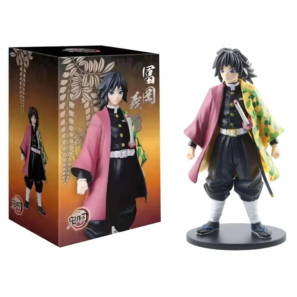 16cm Anime Demon Slayer Kimetsu no Yaiba Figure Kamado Tanjirou Action Figure Agatsuma Zenitsu Nezuko Warrior PVC Doll Model Toy
