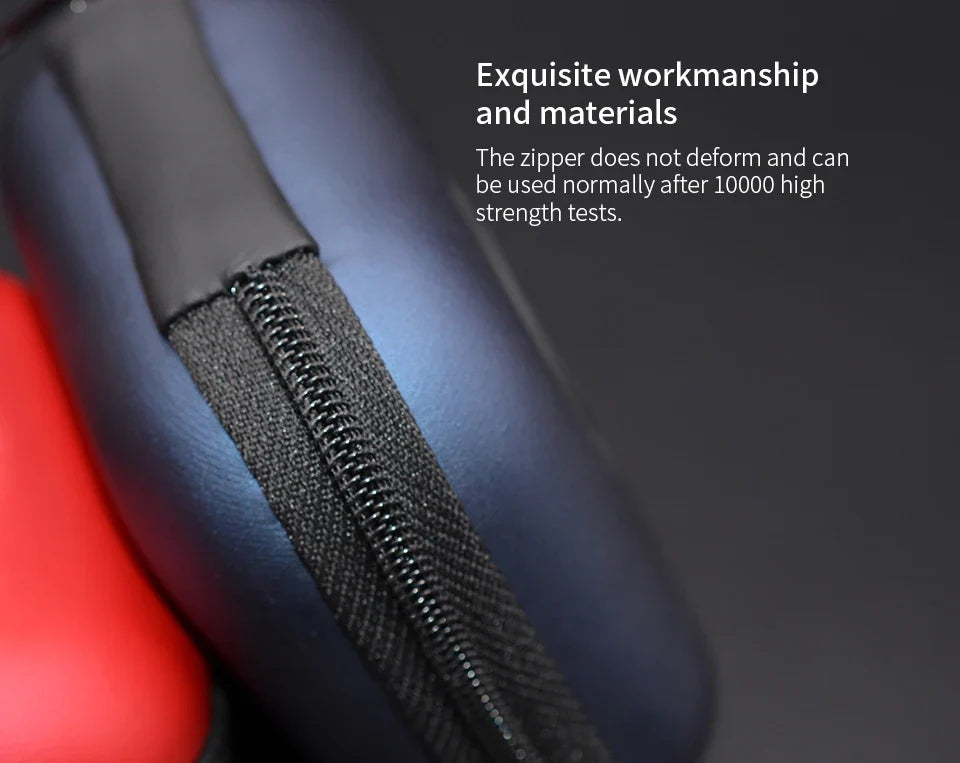 KZ PU Case Bag Earphone Headset Accessories Protable Case Pressure Shock Absorption Storage Package Case With Logo Square Bag