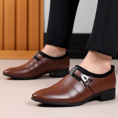 Black Shoes Men Luxury Business Oxfords Leather Breathable Formal Dress Male