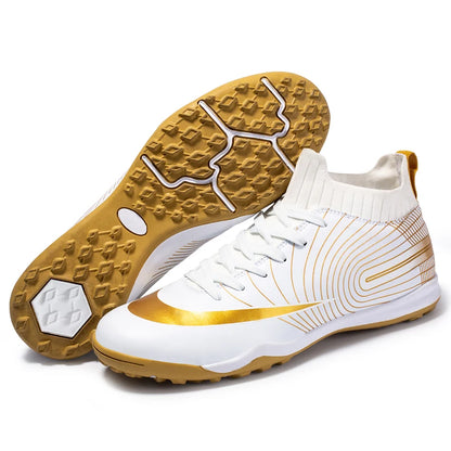 Men Soccer Shoes Kids Football Boots Women Breathable Soccer Cleats