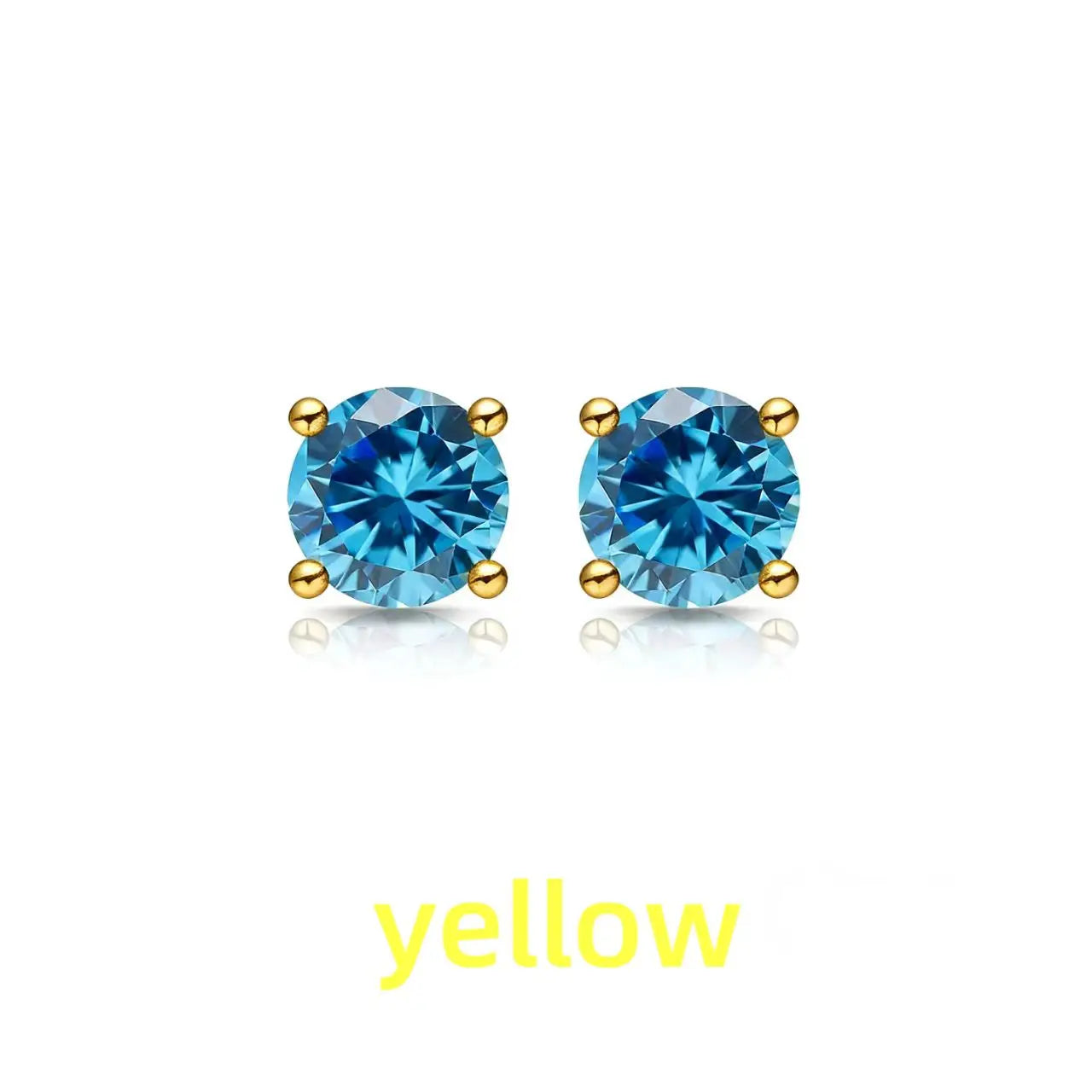 Jewelrypalace Rose Gold Yellow Gold Plated Oval Natural Amethyst Citrine Garnet Topaz Peridot 925 Sterling Silver Earrings for Women