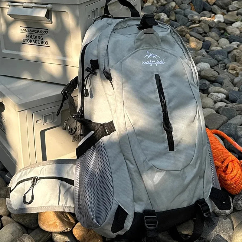 Outdoor Hiking Rucksack Backpack Mountaineering Bag for Men Women Sports Trekking Backpack Light Travel Camping