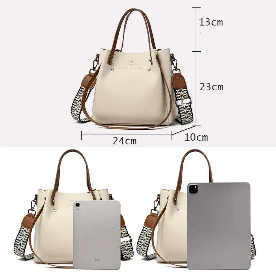Genuine Leather Shoulder Crossbody Bags for Women Luxury Handbags