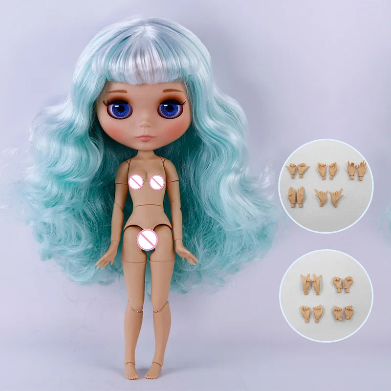 ICY DBS Blyth Doll Tan Skin Matte Face With Eyebrows Special Price 1/6 BJD JOINT body Neo Christmas Gift Anime