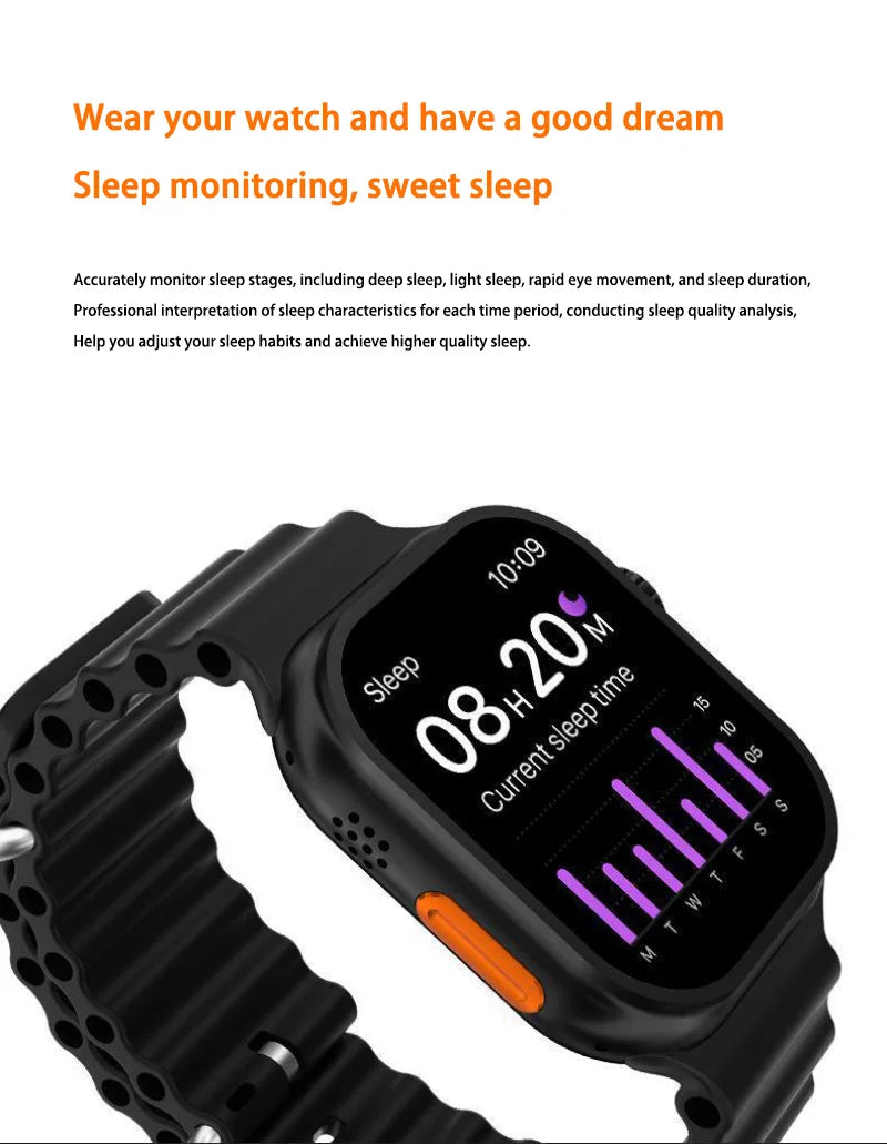 2026 Original T900 Ultra 2 Smart Watch 49mm Men Women Bluetooth Call Music Game Wireless Charging NFC Smartwatch For Android IOS