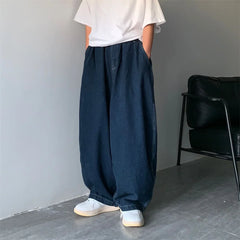 Wide Leg Cargo Pants Streetwear Baggy Jeans Spring Autumn Men