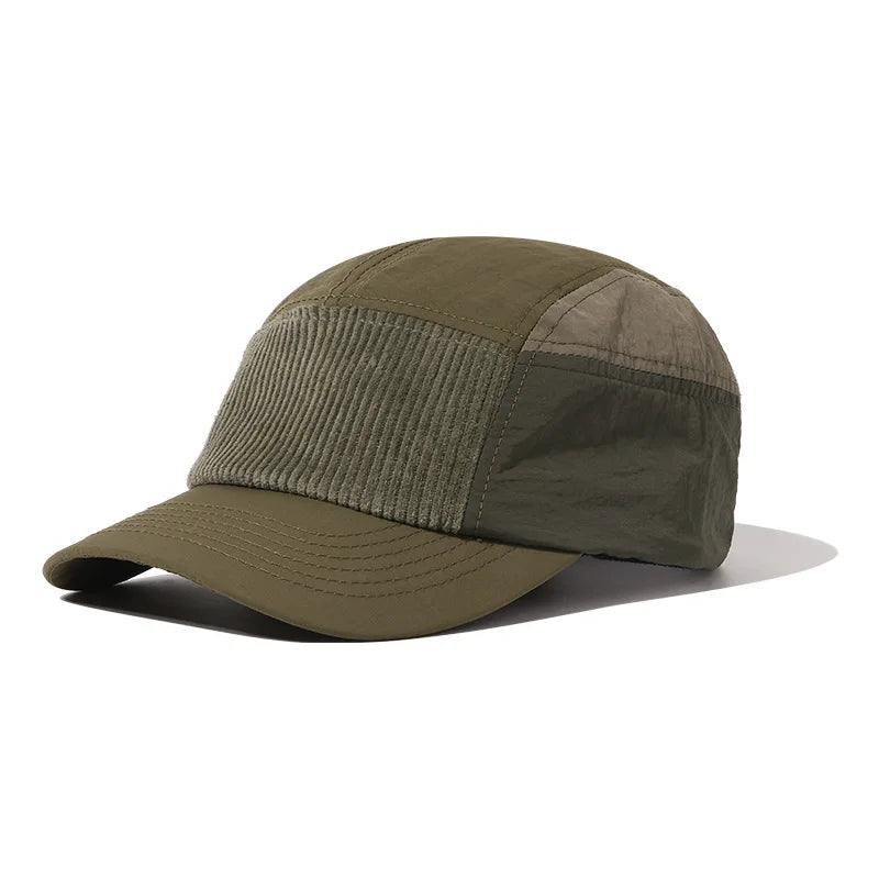 Men Women Baseball Cap Trucker 5 Panel Hat Unstructured Snapback Lightweight All Sports for Running Hiking Tennis