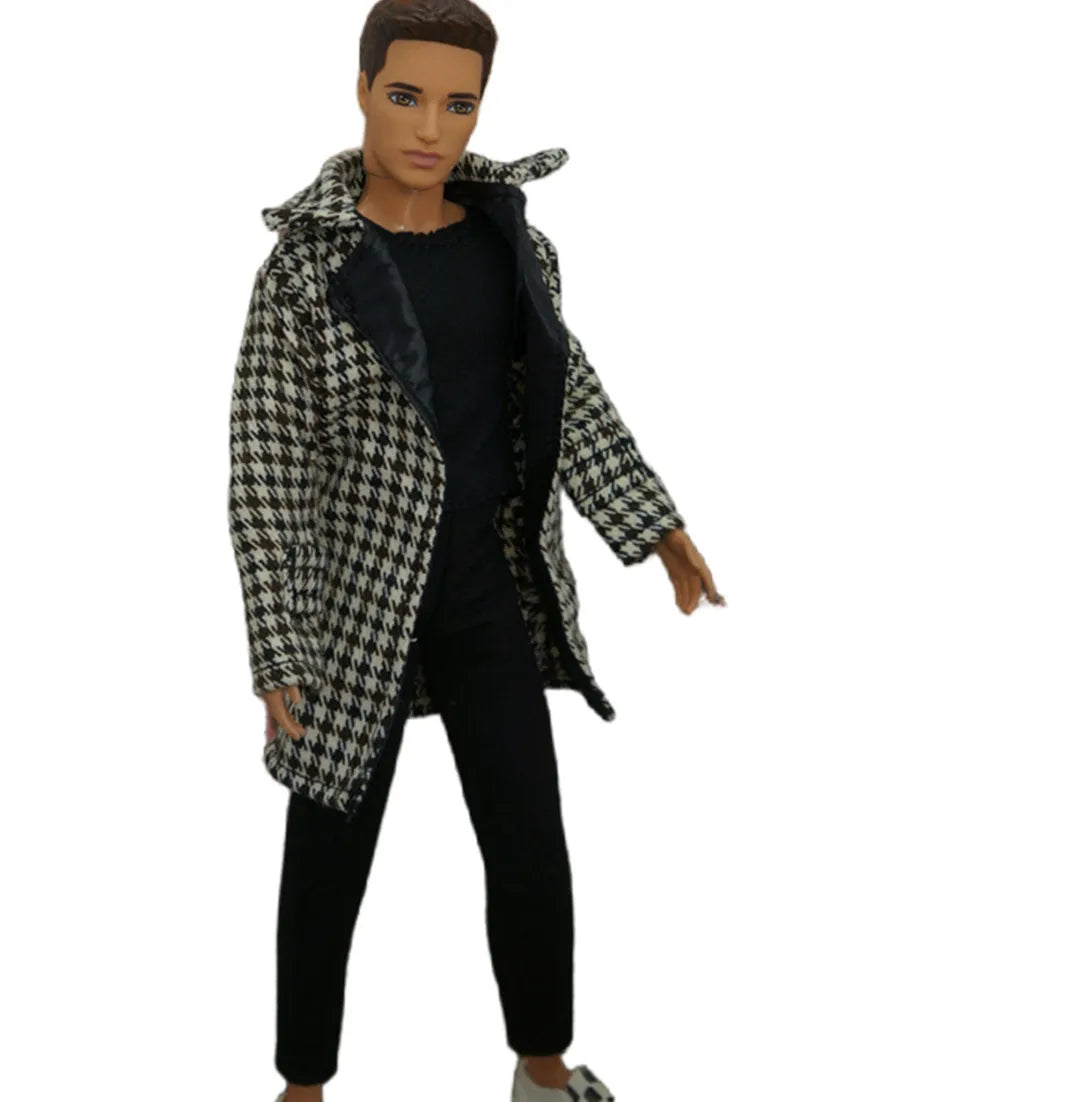 Quality 1/6 Doll Clothing Casual Wear Handmade Clothes Outfit For 29CM Ken Prince Doll Accessories DIY Doll Suits Coat Decors