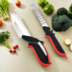 Premium Chop Scissors Cutting Board Scissors Vegetable Chopper Easy Cutter