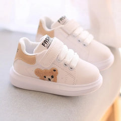 Children's Sneakers Anti-slip wear-resistant Casual Shoes Kids White Sneakers Girls Boys Soft-soled Walking Shoes toddler shoes