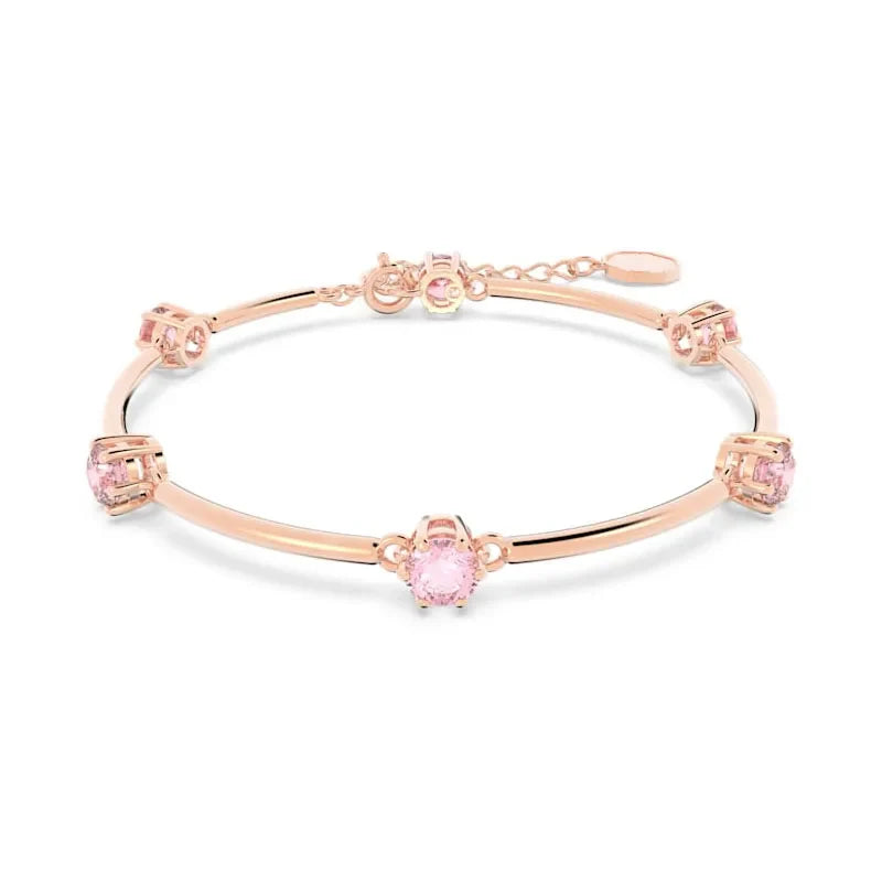 High Quality Charms Gift Fine Jewelry Sets Original Luxury Shiny Gold Silver Crystal Necklace Bracelet Large Hoop Earrings Women