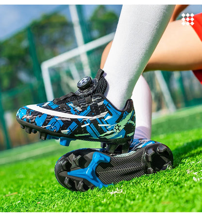 Soccer Shoes for Childrens TF/FG Outdoor Futsal Turf Training Boys Girl