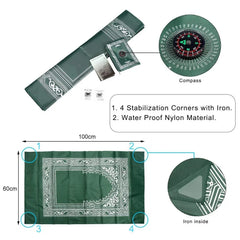 Portable Prayer Pocket Prayer Rug Islamic Gift Muslim Waterproof Praying Rug