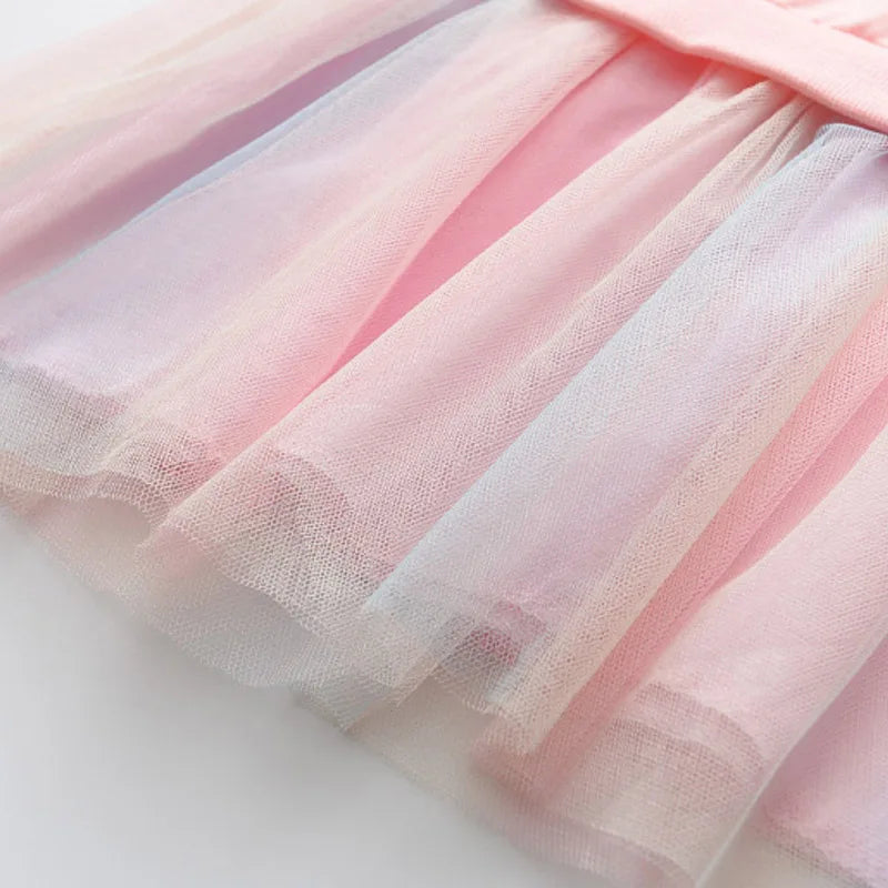 Unicorn Princess Dress Children's Spring & Autumn Season Dress