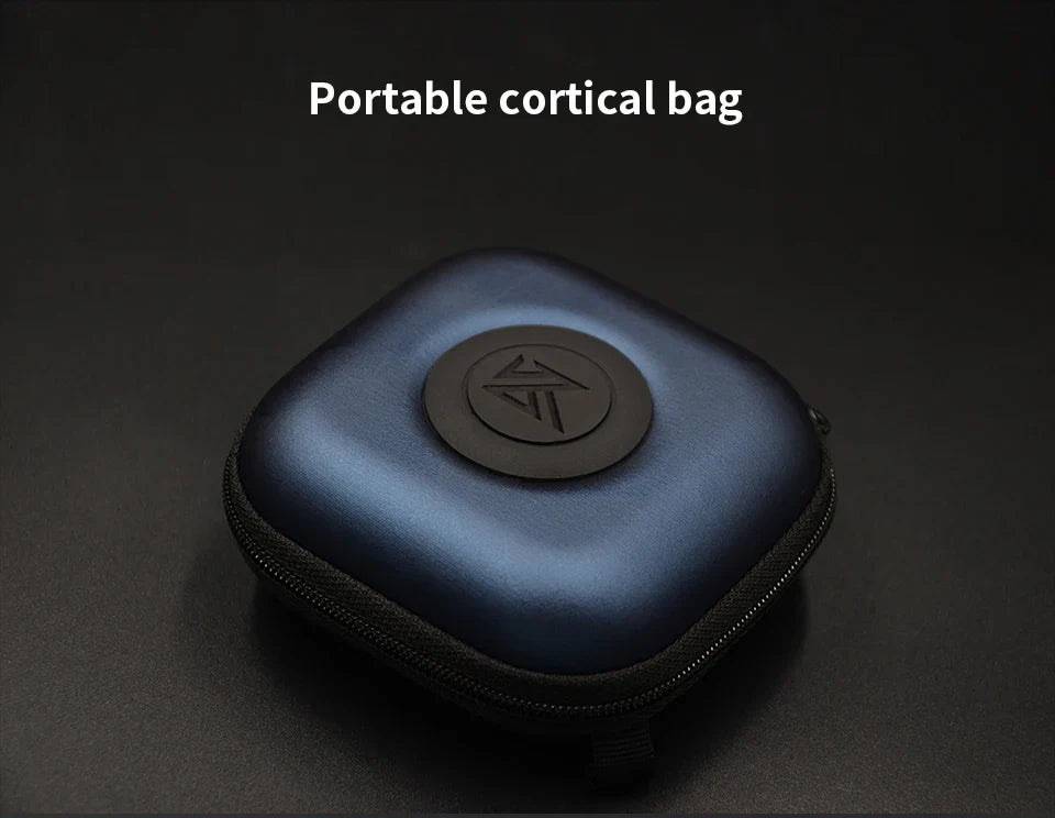 KZ PU Case Bag Earphone Headset Accessories Protable Case Pressure Shock Absorption Storage Package Case With Logo Square Bag