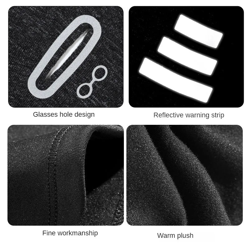 Cold Weather Balaclava Ski Mask for Men Windproof Fleece Thermal Cap Winter Scarf Face Mask Women Neck Warmer Hood for Cycling