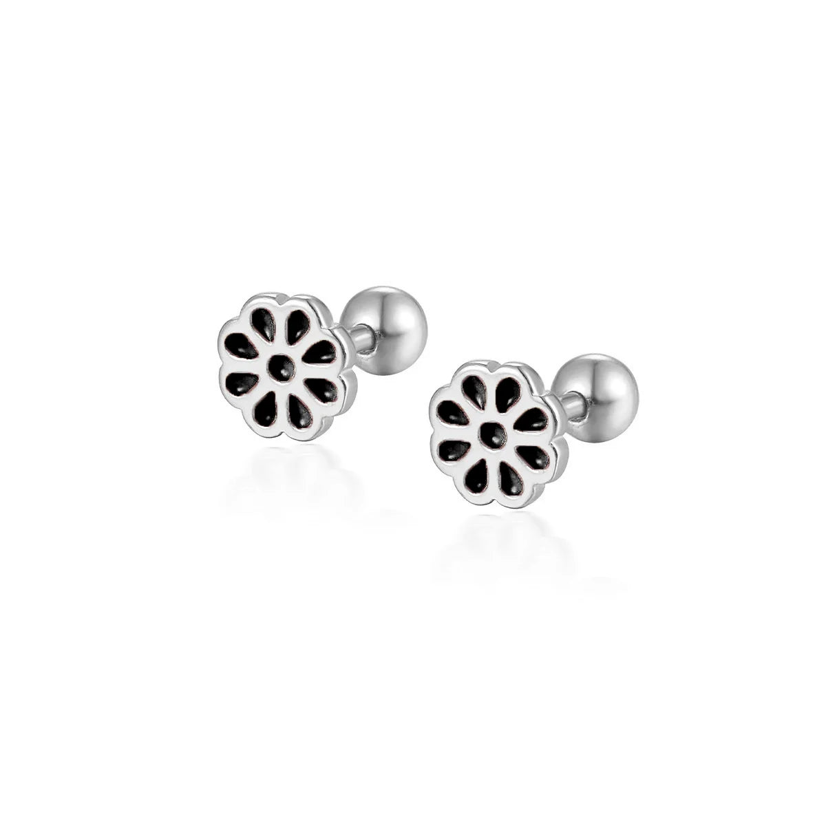 WANTME 925 Sterling Silver Fashion Love Butterfly Romantic Star Crown Screw Stud Earrings for Women Ear Bone Piercing Jewelry