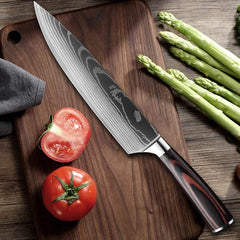 High Carbon Stainless Steel Kitchen Knives Sharp Fruit Slicing Knife Set Professional