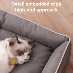 Waterproof Cat Dog Bed 600D Oxford Cloth Pet Dogs Beds Soft Thickened PP Cotton