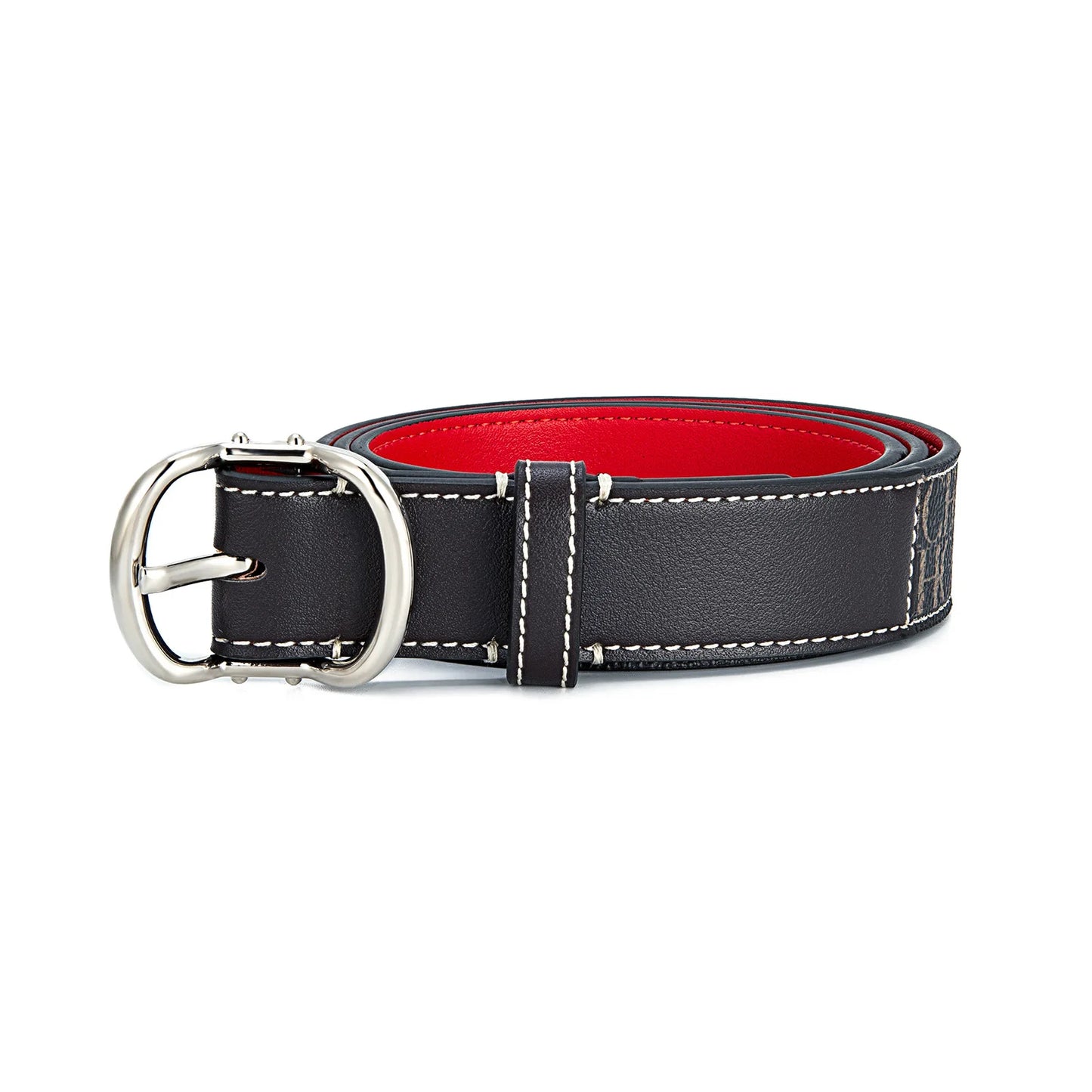 Women's Leather Belt High Quality Casual Trendy Color Letter Print Simple Elegant Waistband Fashion Versatile Strap Hot Sale