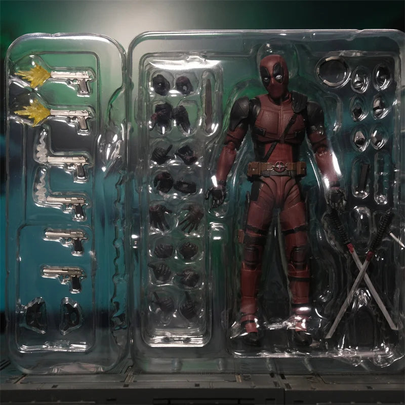 Deadpool Action Figure Deadpool & Wolverine SHFiguarts Joint Movable New Mutants Wilson Comics SHF Model Movie Toy for Kids Gift
