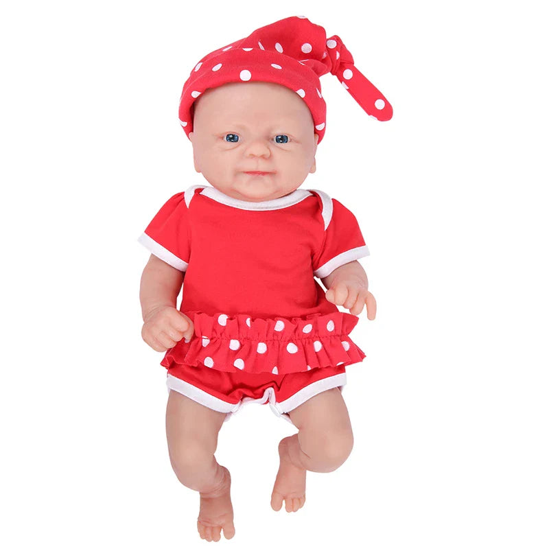 IVITA 100% Full Body Silicone Reborn Baby Dolls Painted Realistic Baby Doll Wholesale Lifelike Toys for Children Christmas Gift