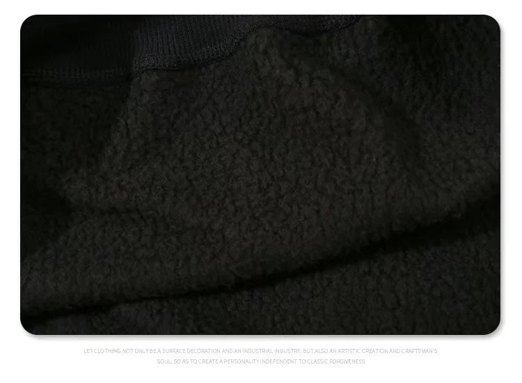 Three-dimensional foam splicing color hoodie plus fleece hoodie men and women