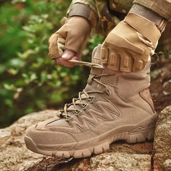 New Autumn Winter Military Boots Outdoor Male Hiking Boots Men Special Force Desert Tactical Combat Ankle Boots Men Work Boots