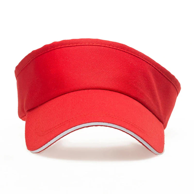 Empty Top Visor Cap Women Sunscreen Hats Man Cotton Snapback Cap Adjustable For Running Tennis Golf Unisex