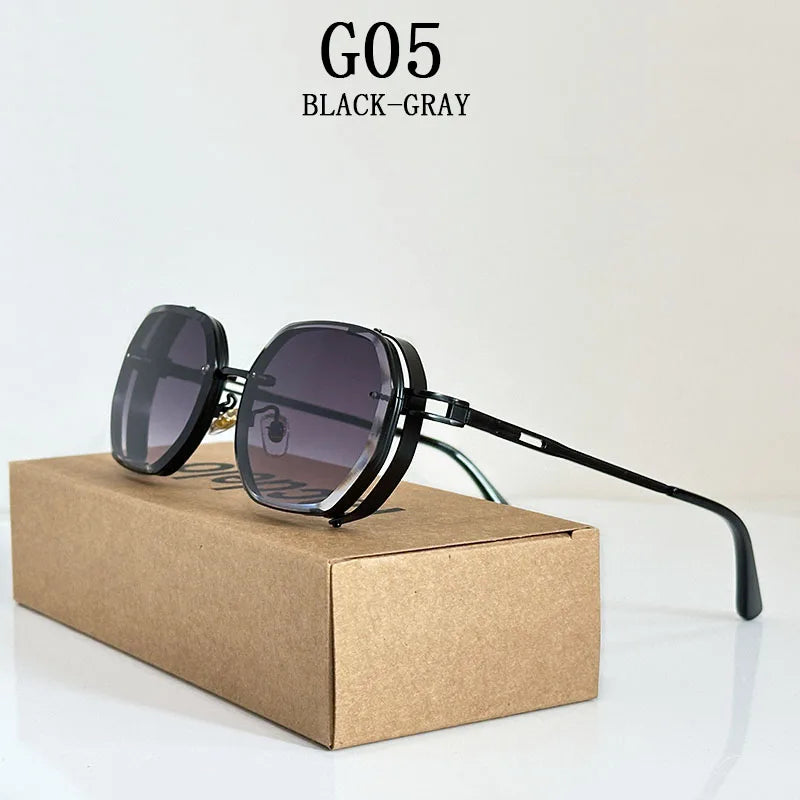 Sunglasses For Men Fashionable Square Punk Fashion Glasses Designer Sunglasses