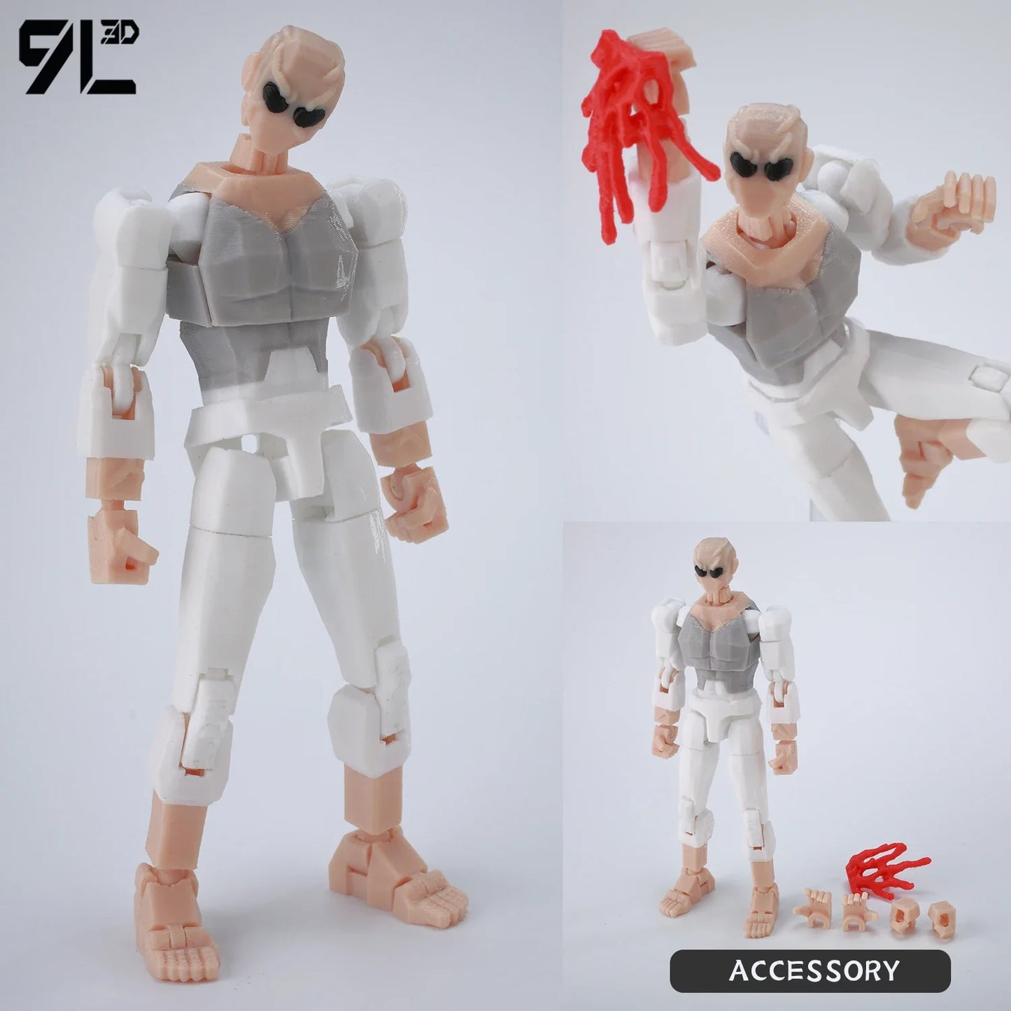 9L3D Printed Invincible Boy Lucky13 Dummy13 Conquer LEX Allen Superheroes Anime Toys Action Figures Mannequin Model Ornaments