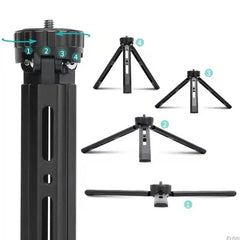 Mini Tripod for Camera Aluminum Tripie for Camera Desktop Mini Tripod Metal